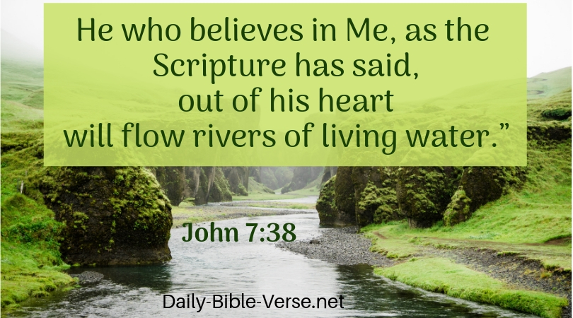Daily Bible Verse | Holy Spirit | John 7:38 (KJV)