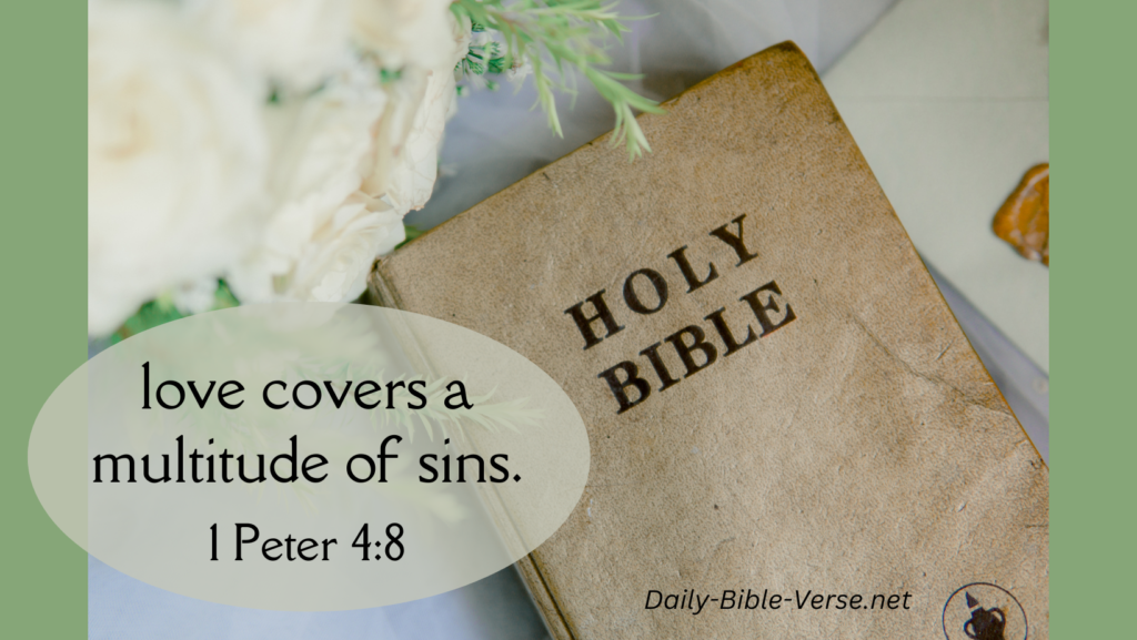 love covers a multitude of sins.