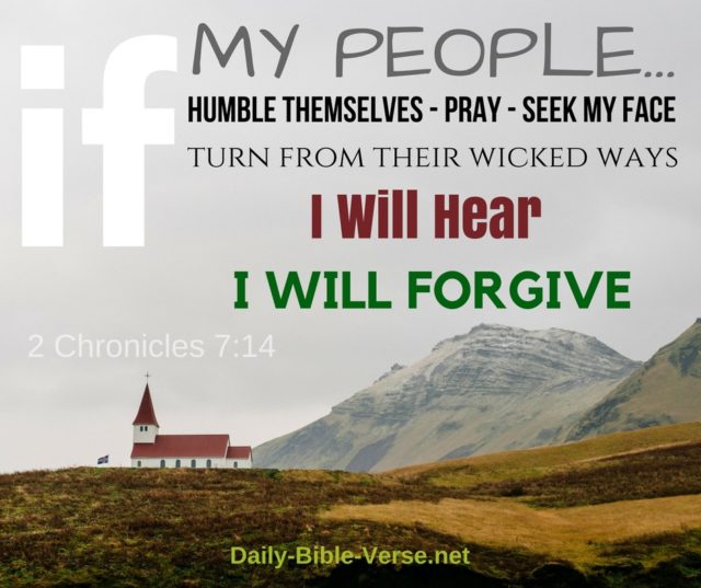Daily Bible Verse Promises Of God 2 Chronicles 714 Kjv