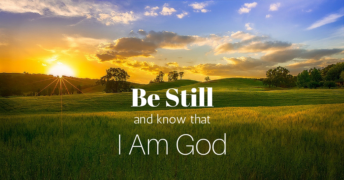 be still and know verse