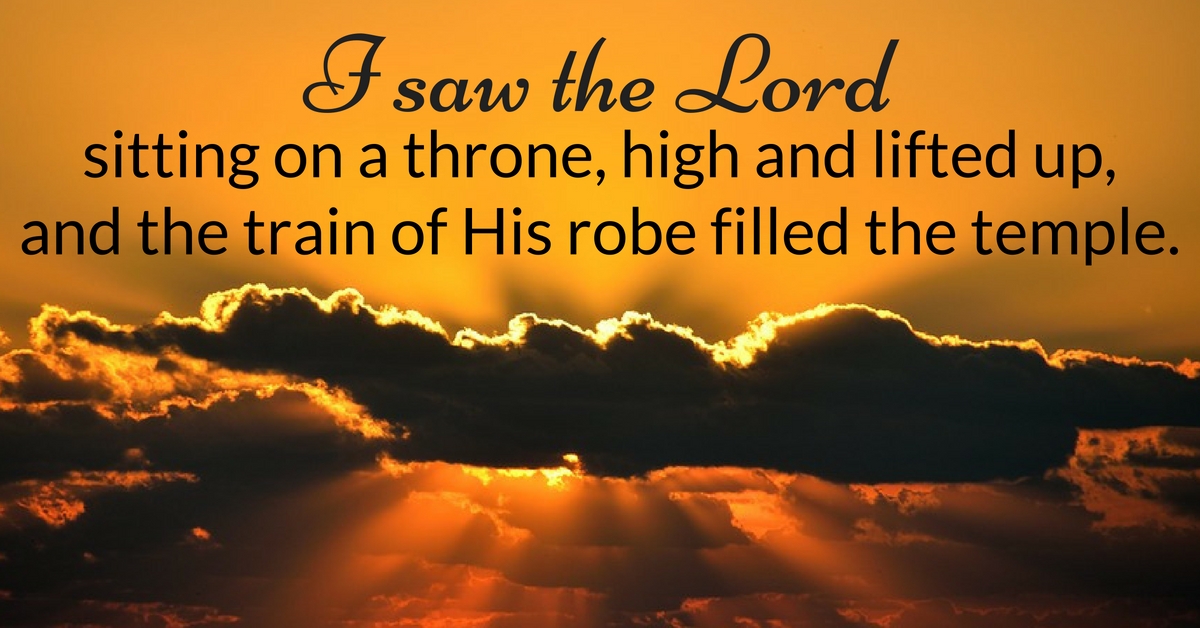 Daily Bible Verse | God | Isaiah 6:1