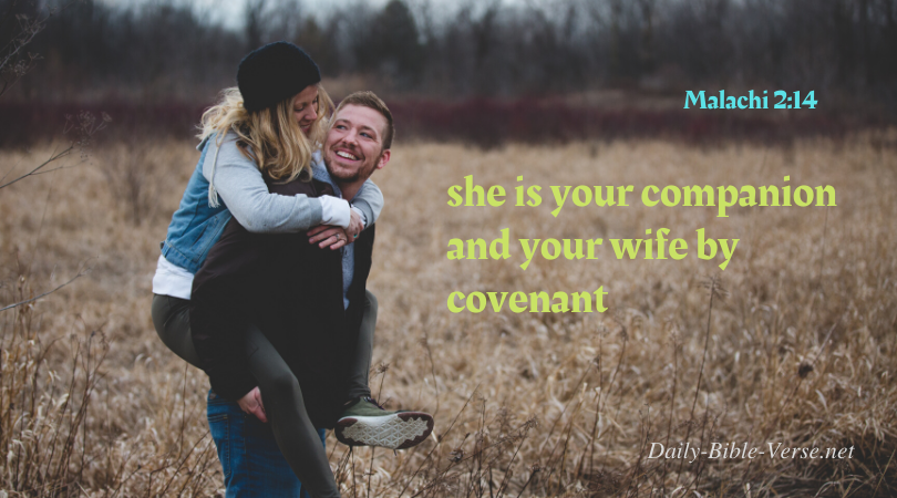 she is your companion and your wife by covenant