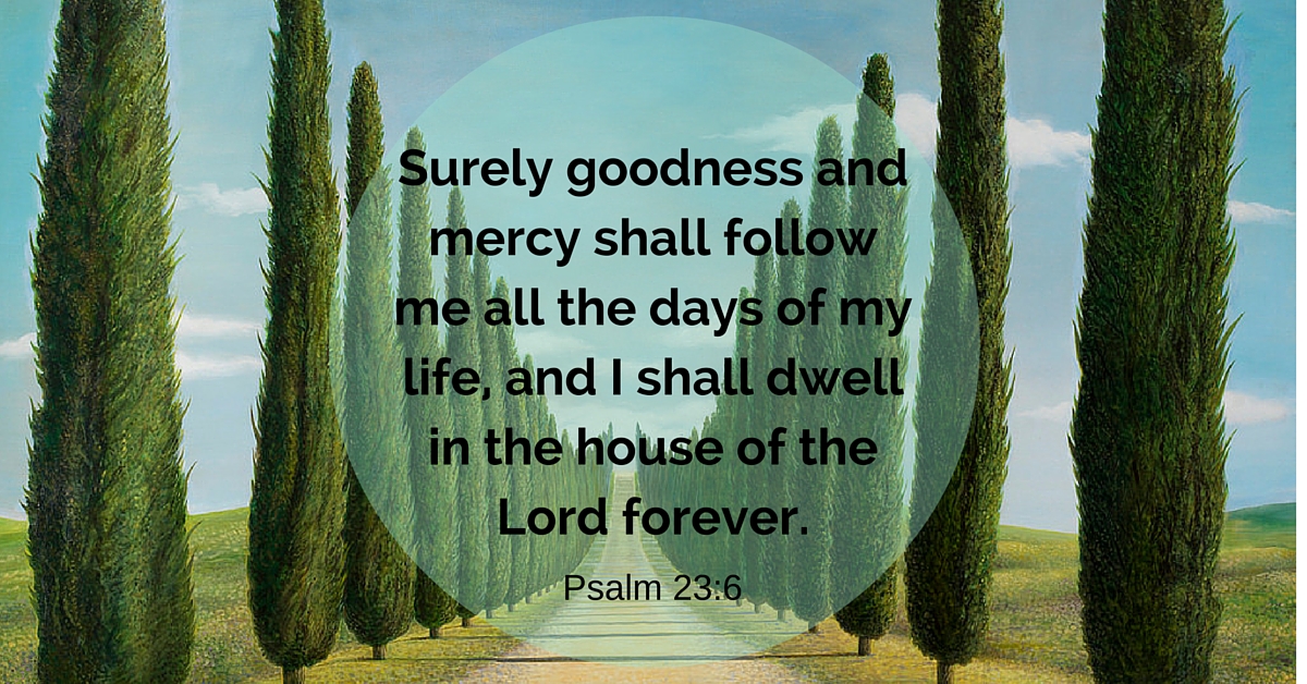 Prints Psalm 236 Bible Verse Printable Wall Art Surely Goodness And