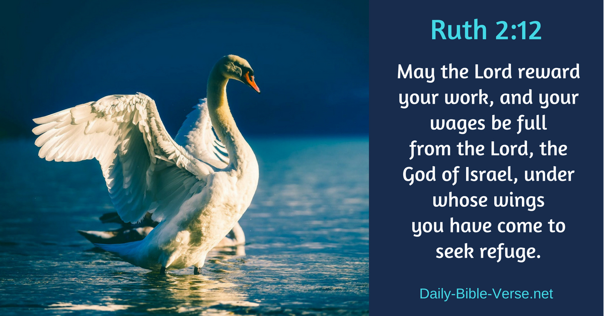 May the Lord reward your work, and your wages be full from the Lord, the God of Israel, under whose wings you have come to seek refuge.